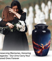 Phoenix Urn, a stylish urn for adult ashes, suitable for both female and male adults.
