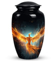 Stylish Phoenix Urn, flexible cremation choice for Adults, ideal for memorial purposes, with visually striking Mosaic pattern