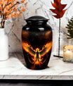 Phoenix Urn in Funeral Decorations setting, a suitable choice for adult cremation and burial ashes.
