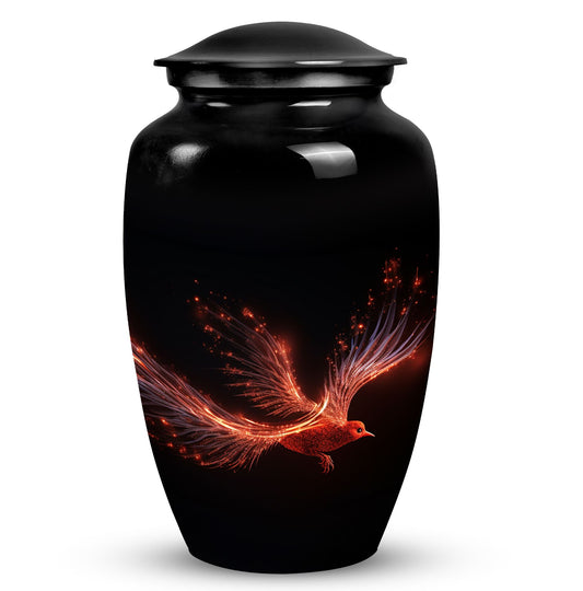 Medium-sized Phoenix urn, a plain but respectful choice for storing human ashes, suitable for both male and female adults