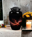Medium-sized Phoenix urn, a plain but respectful choice for storing human ashes, suitable for both male and female adults