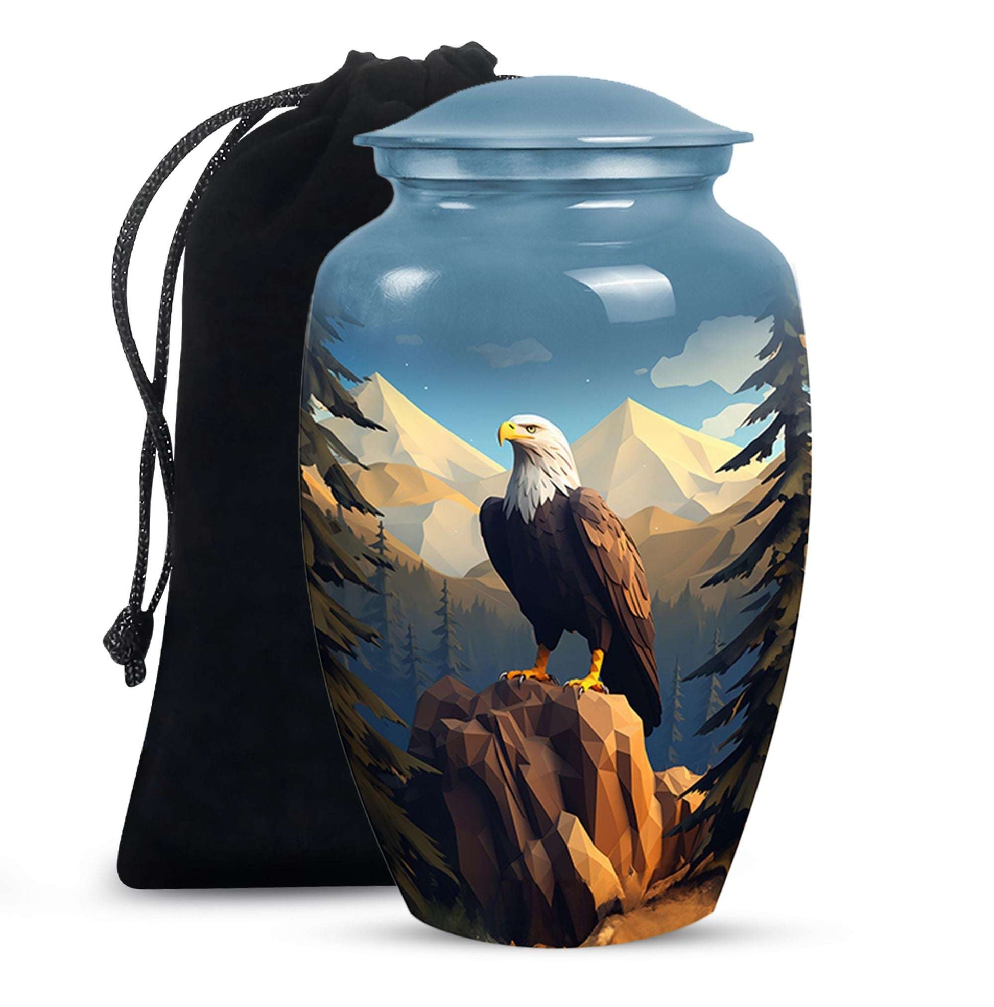 Eagle Cremation Urn for Adult Human Ashes - Urn For Ashes Adult Male Dad
