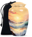 Ocean Sunset Cremation Urn For Mom – Beach Memorial Urns For Ashes