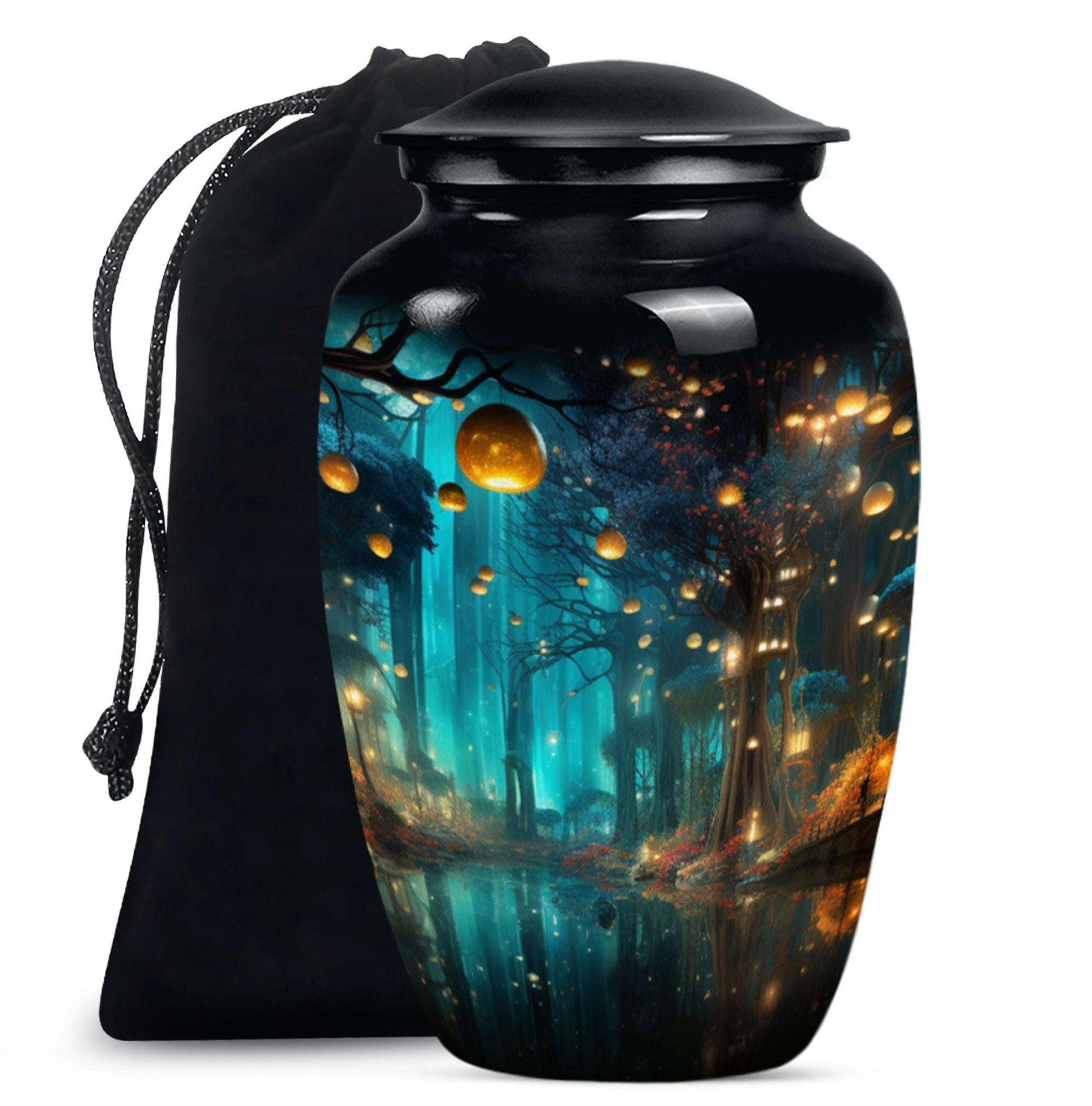 Mystical Forest Urns For Burial In Ground - Magical Cremation Urns For Human