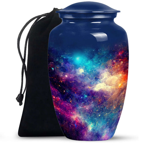 Galaxy Cremation Urn for Ashes – Cosmic Memorial Keepsake Urns For Women