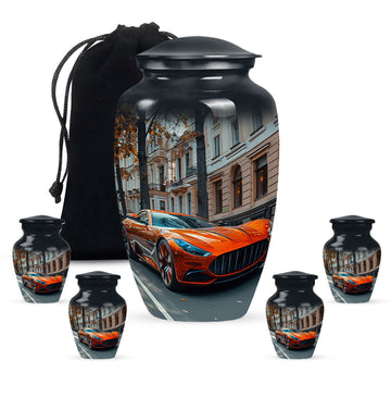 Large Urn With 4 Keepsake Urn