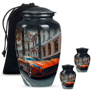 Large Urn With 2 Keepsake Urn