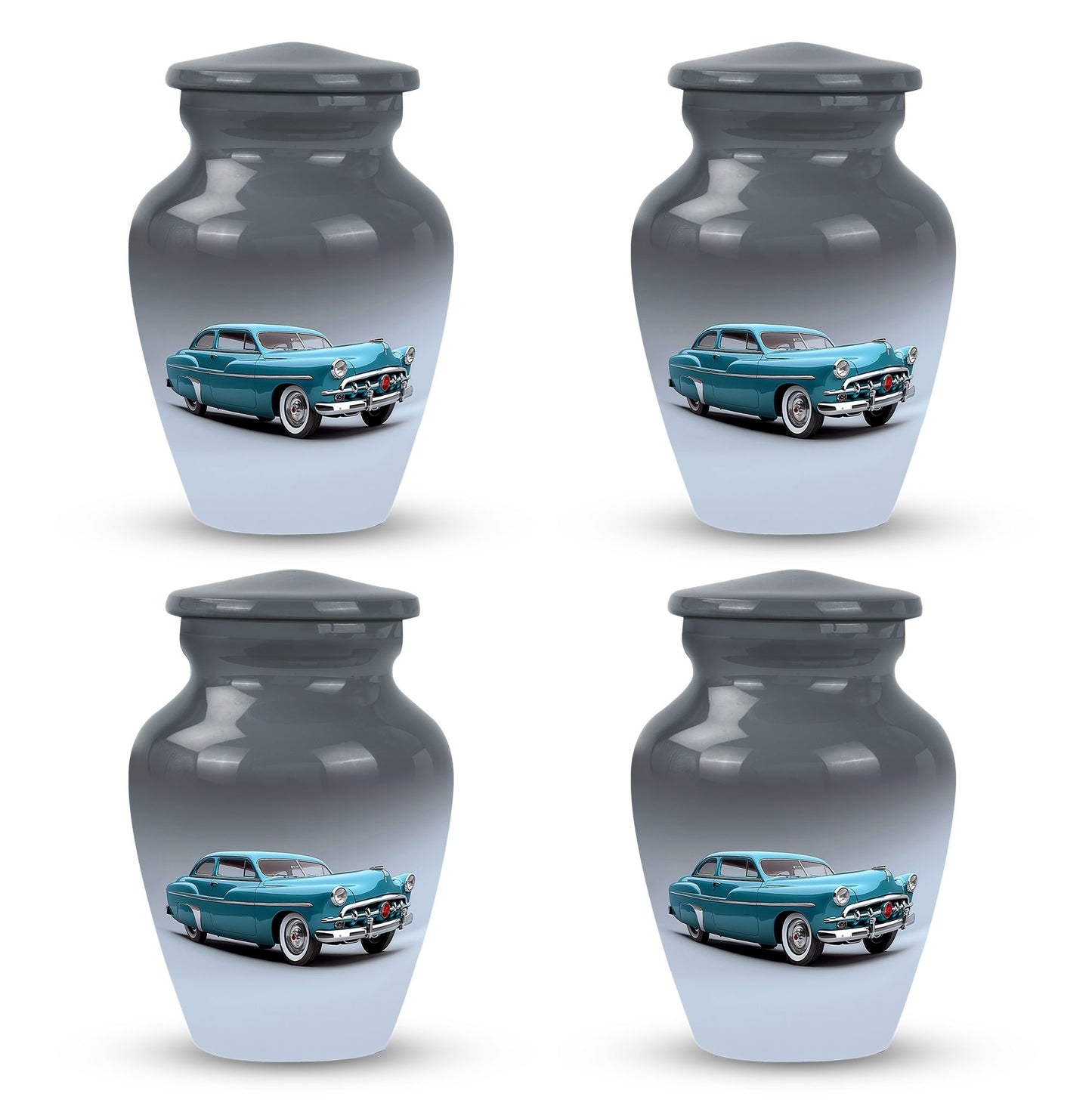  Car Urn 3 Inch Keepsake Pack of 4