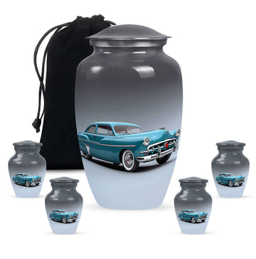 Large Urn With 4 Keepsake Urn