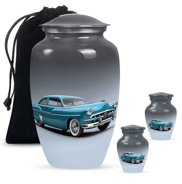 Large Urn With 2 Keepsake Urn