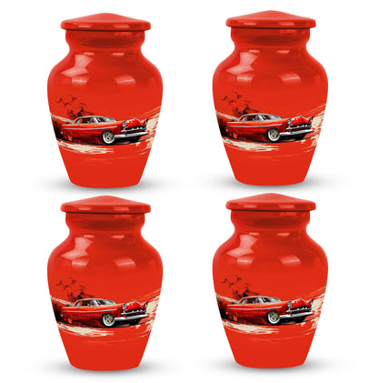  Car Urn 3 Inch Keepsake Pack of 4