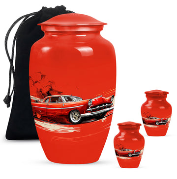 Large Urn With 2 Keepsake Urn