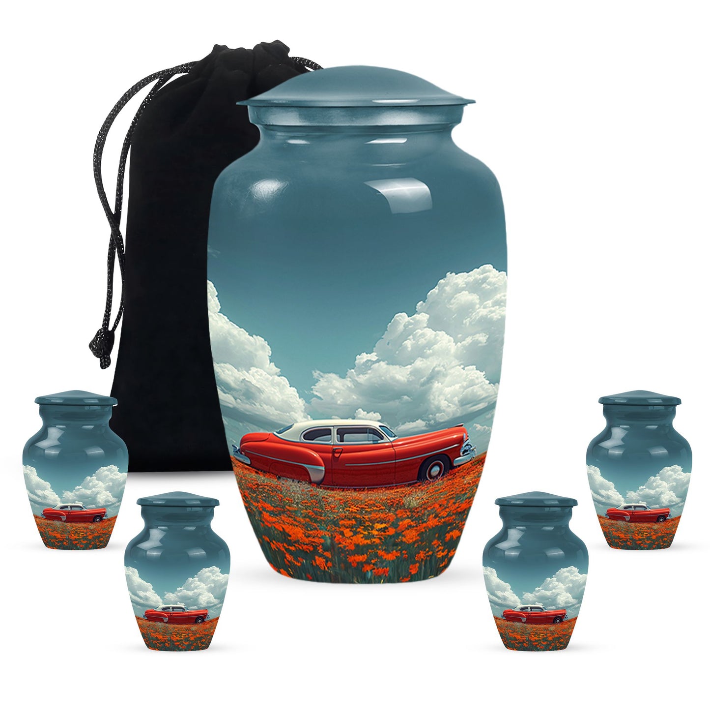  Car Urn Large Urn With 4 Keepsake Urn