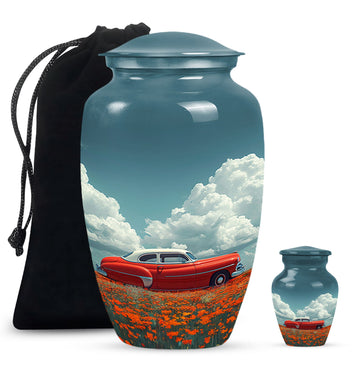 Large Urn With 1 Keepsake Urn