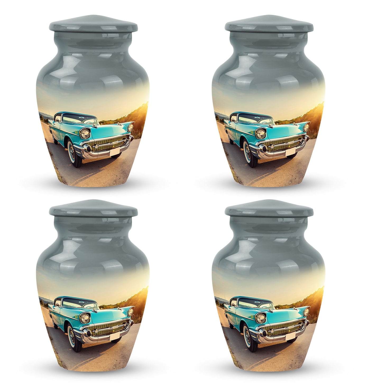  Car Urn 3 Inch Keepsake Pack of 4