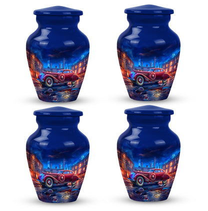  Car Urn 3 Inch Keepsake Pack of 4