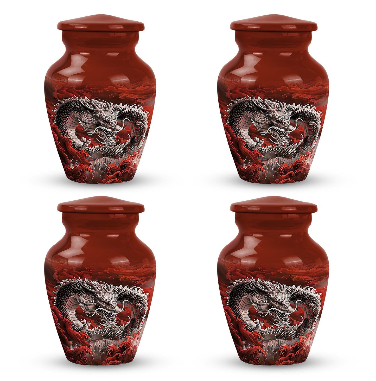  Car Urn 3 Inch Keepsake Pack of 4