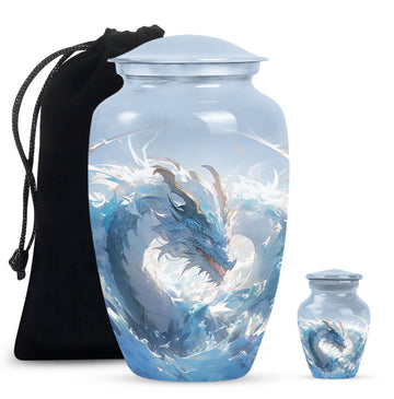 Large Urn With 1 Keepsake Urn