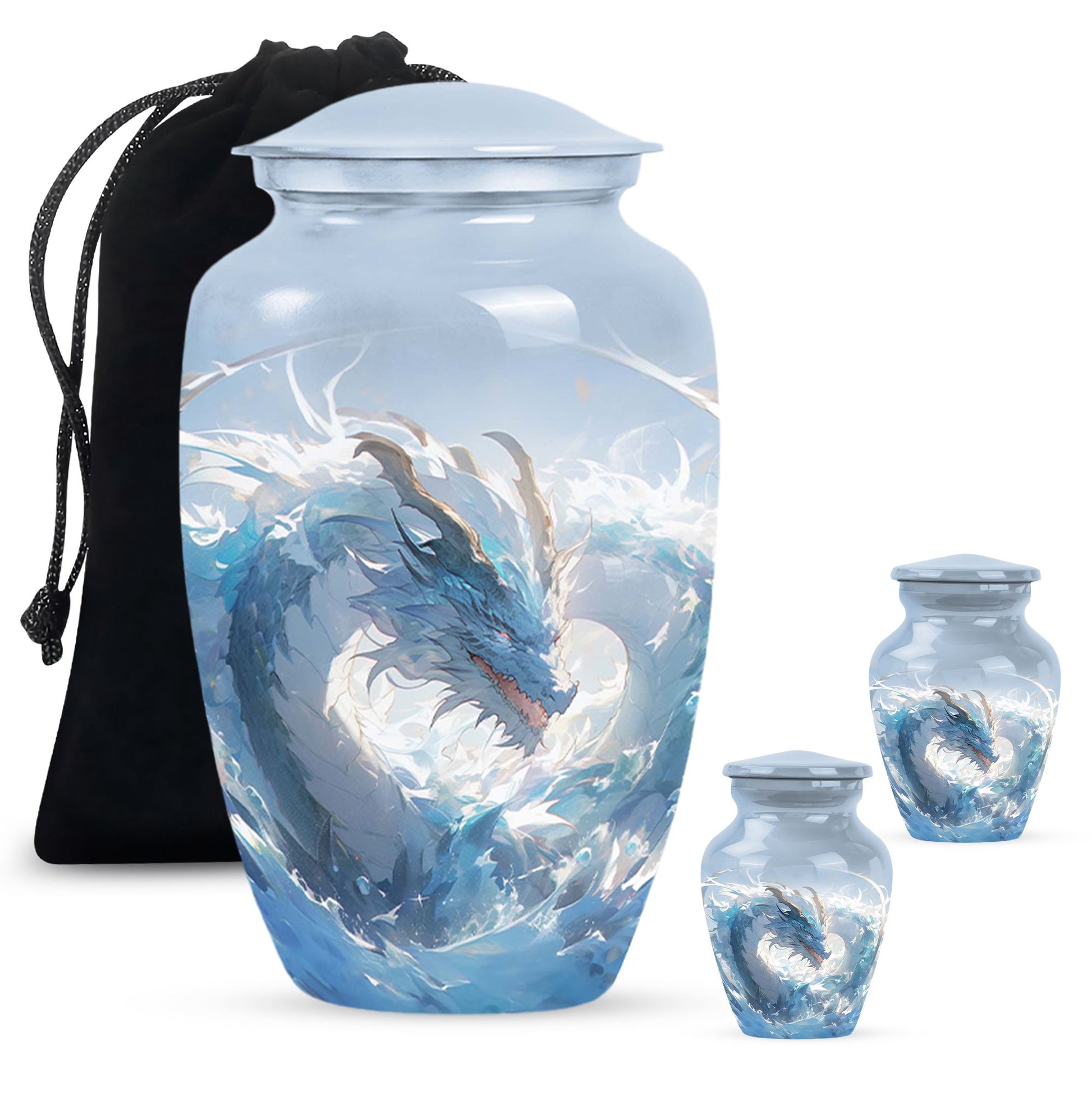  Dragon Urn Large Urn With 4 Keepsake Urn