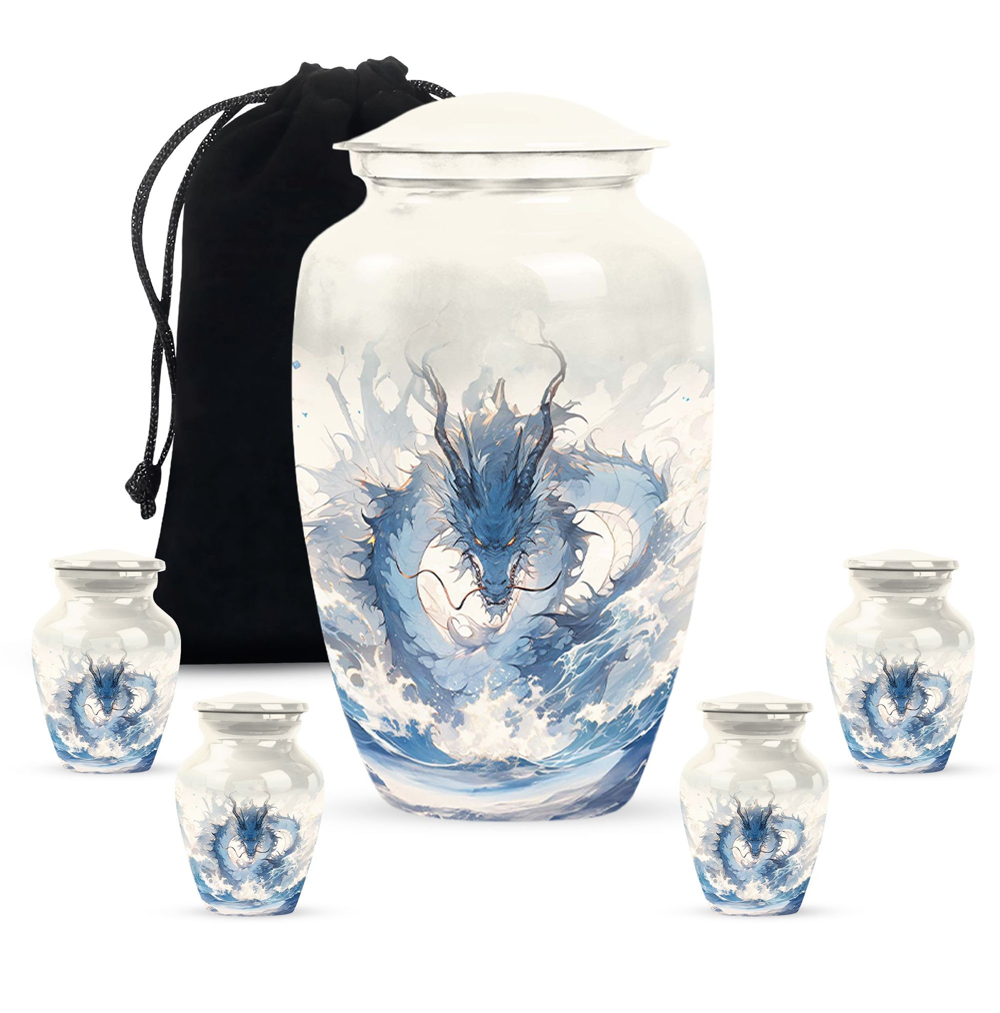  Dragon Urn Large Urn 10 Inch