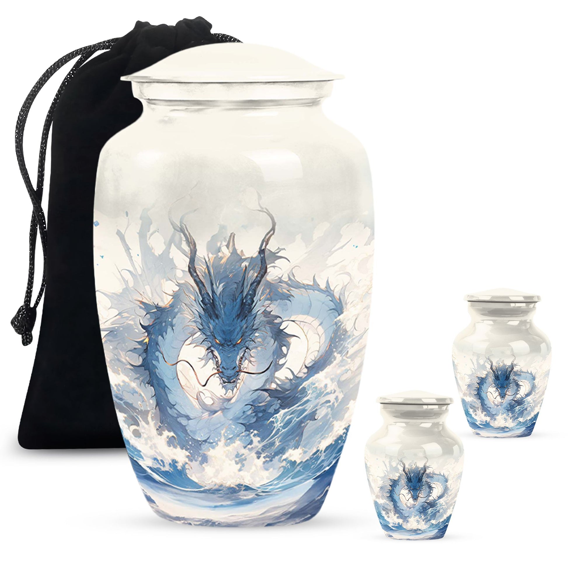  Dragon Urn Large Urn With 4 Keepsake Urn