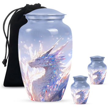 Large Urn With 2 Keepsake Urn