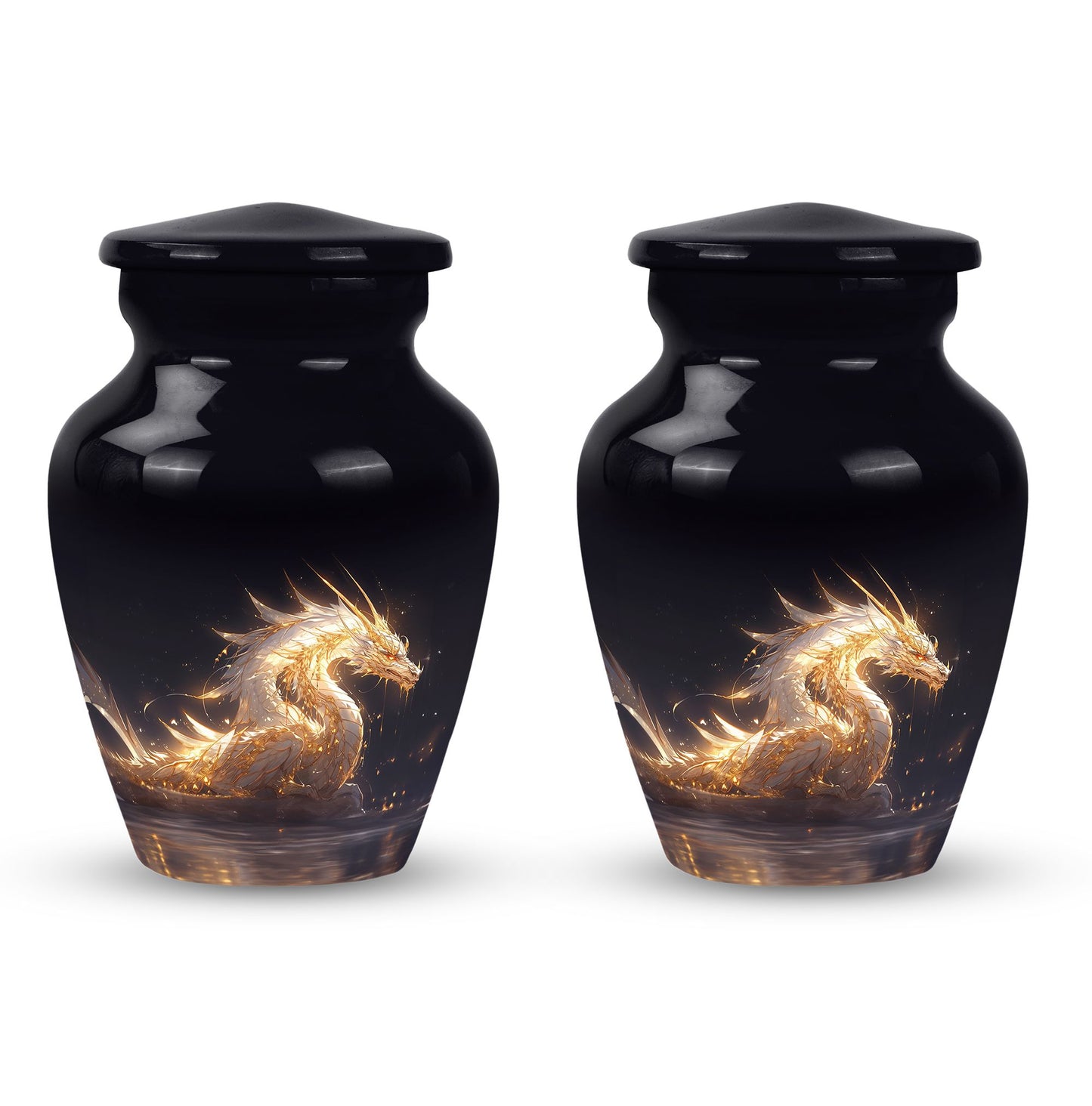  Dragon Urn 3 Inch Keepsake Pack of 4