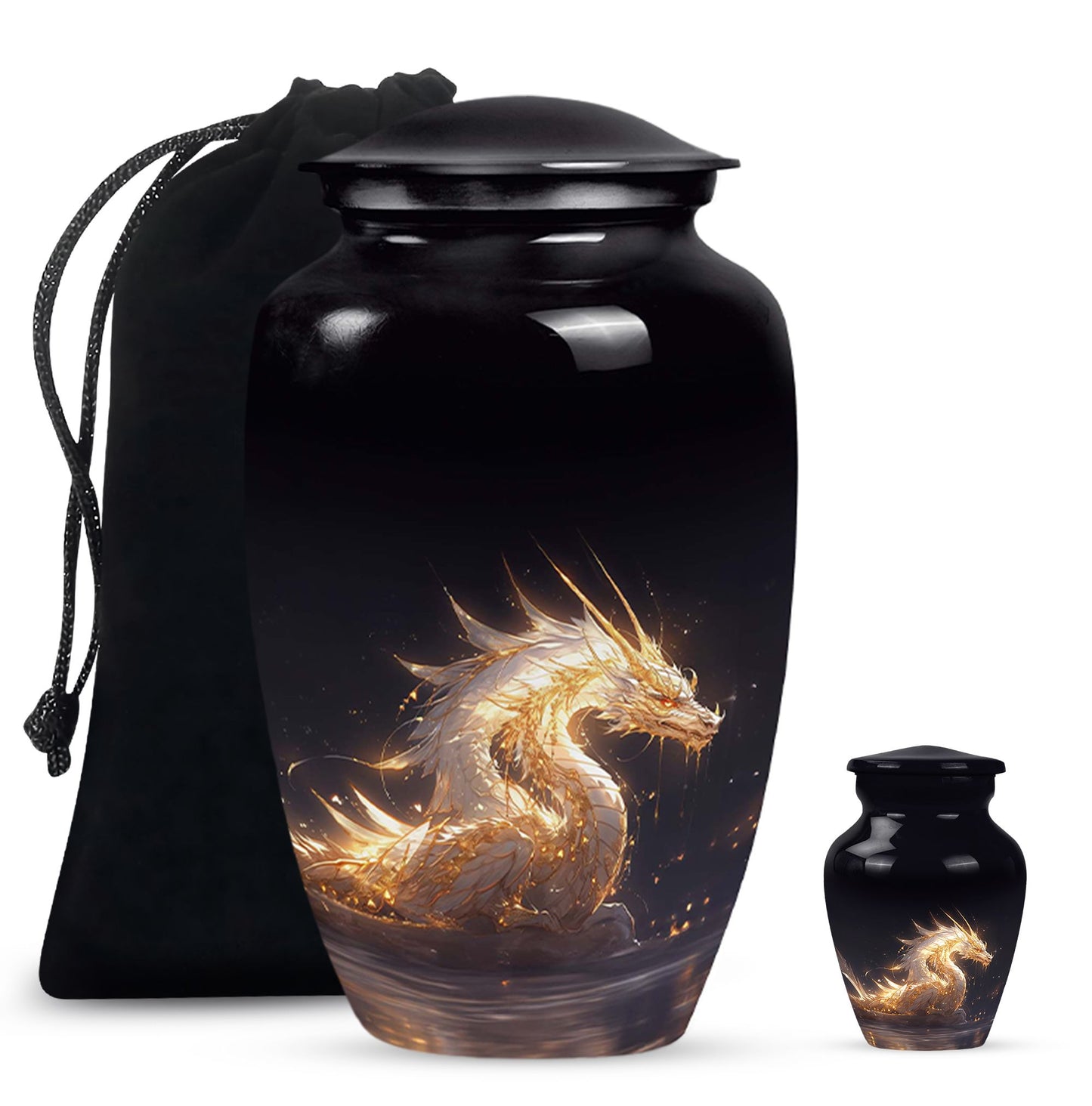  Dragon Urn Large Urn With 2 Keepsake Urn