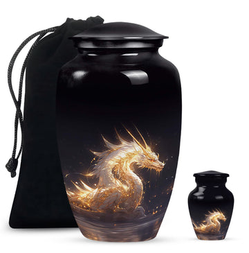 Large Urn With 1 Keepsake Urn