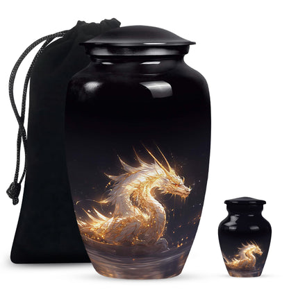  Dragon Urn Large Urn With 2 Keepsake Urn