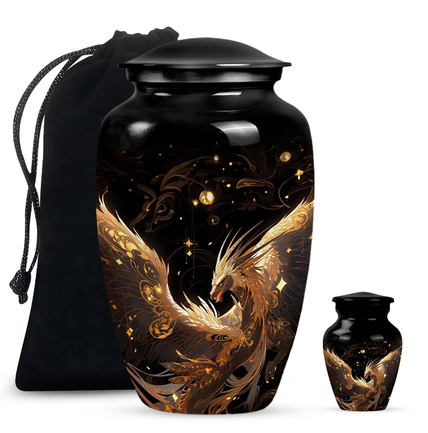  Dragon Urn Large Urn With 2 Keepsake Urn