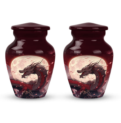  Dragon Urn 3 Inch Keepsake Pack of 4