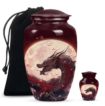 Large Urn With 1 Keepsake Urn