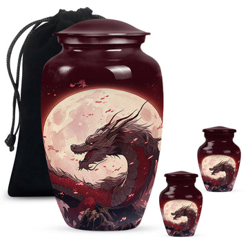 Large Urn With 2 Keepsake Urn