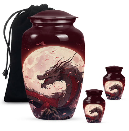  Dragon Urn Large Urn With 4 Keepsake Urn