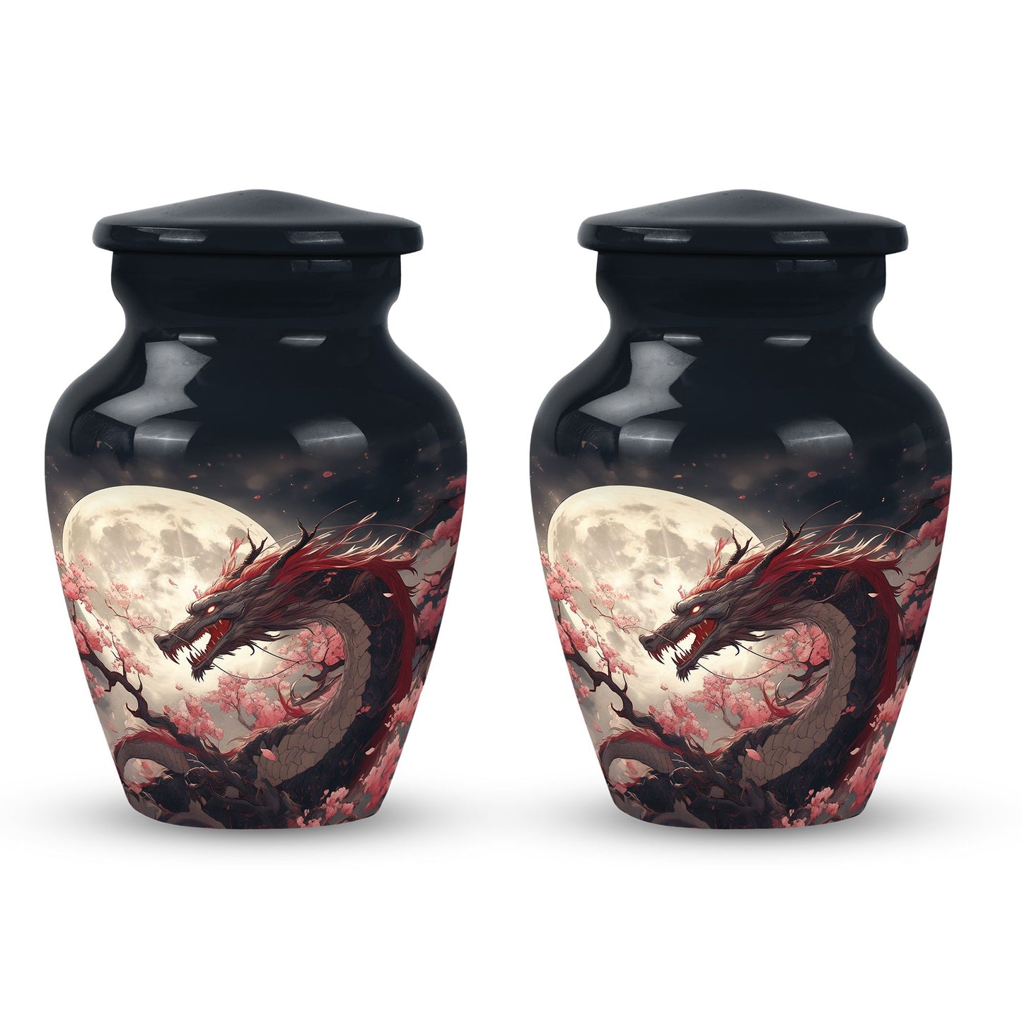  Dragon Urn 3 Inch Keepsake Pack of 4