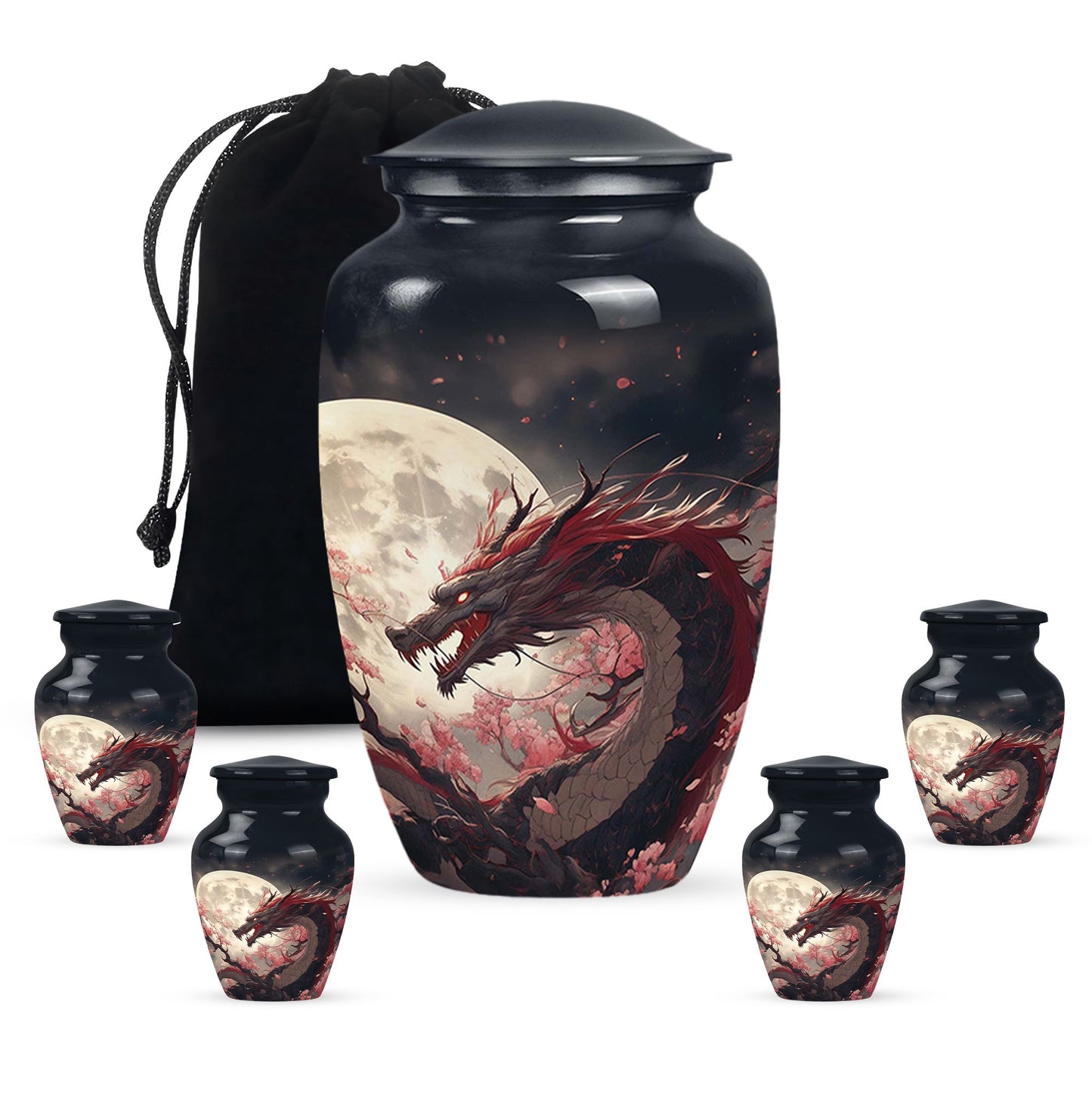  Dragon Urn Large Urn 10 Inch