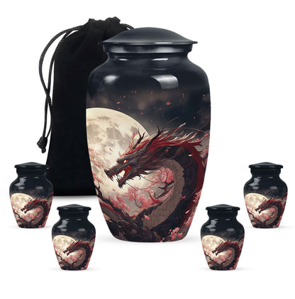  Dragon Urn Large Urn 10 Inch