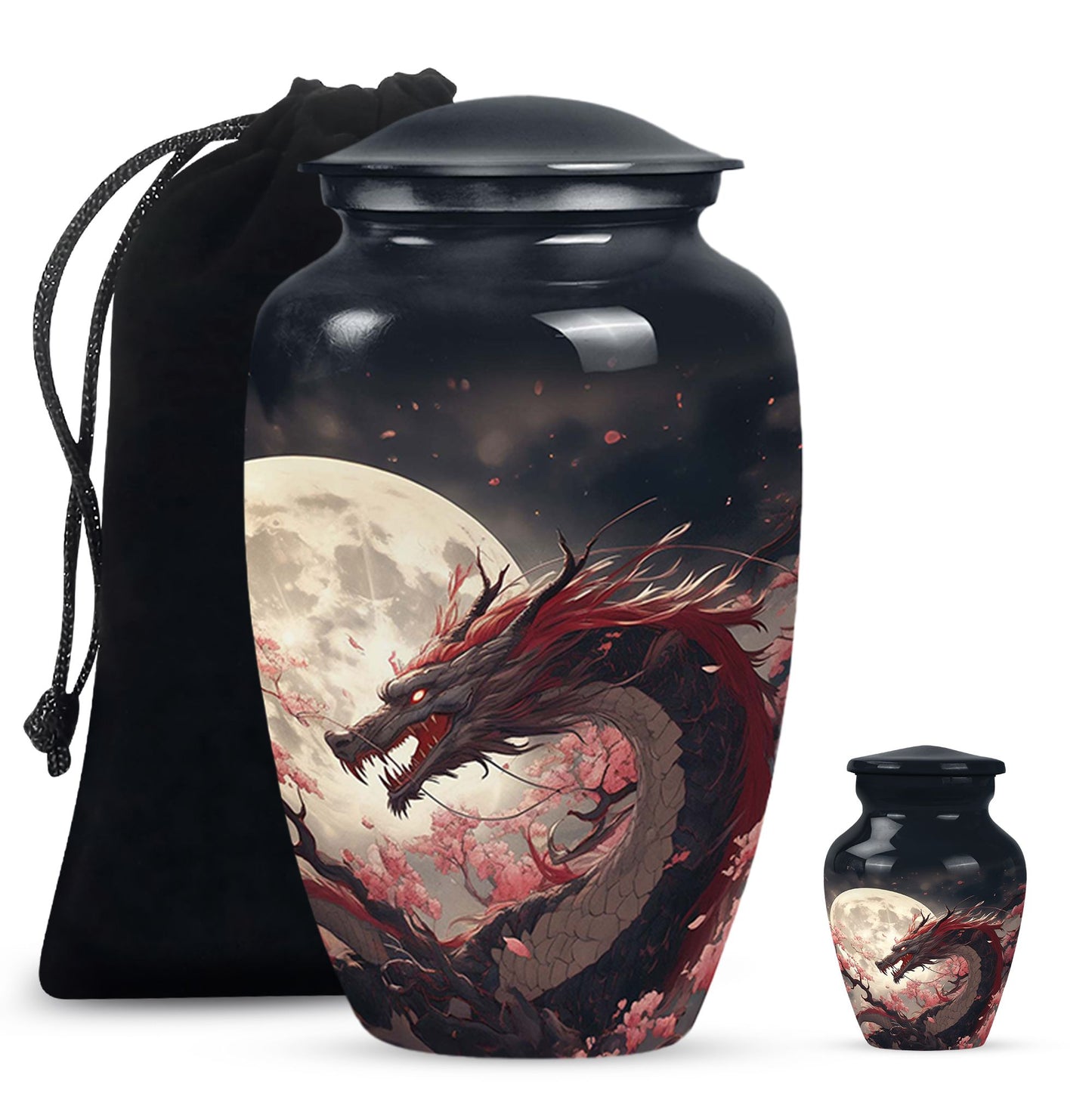  Dragon Urn Large Urn With 2 Keepsake Urn