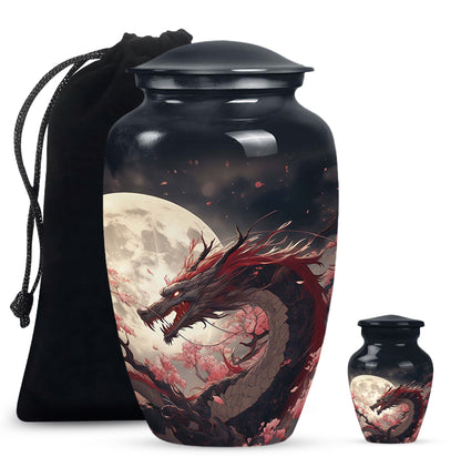  Dragon Urn Large Urn With 2 Keepsake Urn