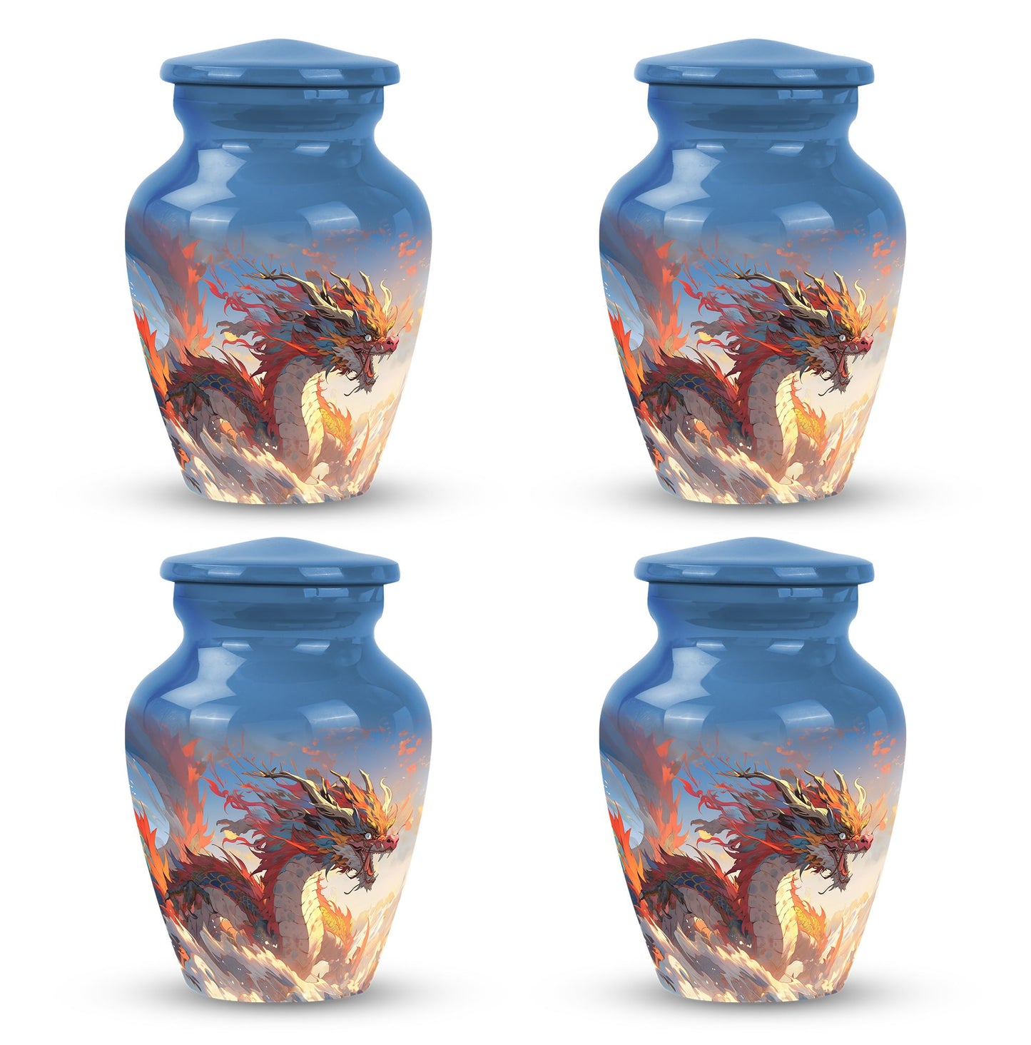  Dragon Urn Large Urn With 1 Keepsake Urn