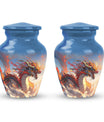  Dragon Urn 3 Inch Keepsake Pack of 4