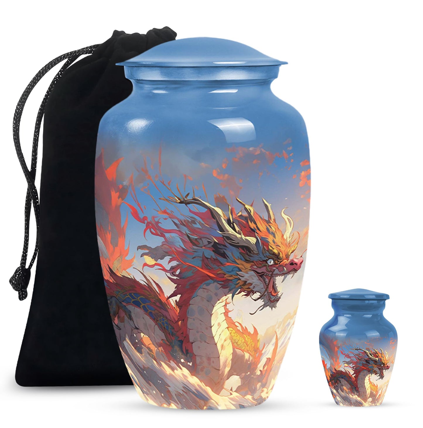  Dragon Urn Large Urn With 2 Keepsake Urn