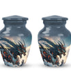  Dragon Urn 3 Inch Keepsake Pack of 4