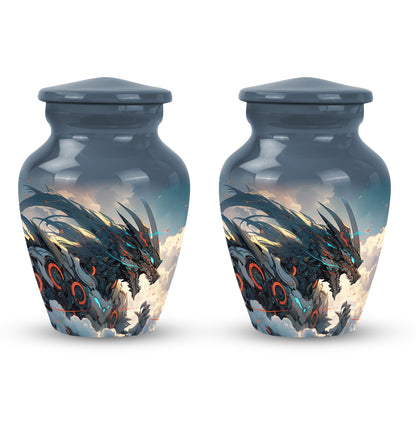  Dragon Urn 3 Inch Keepsake Pack of 4