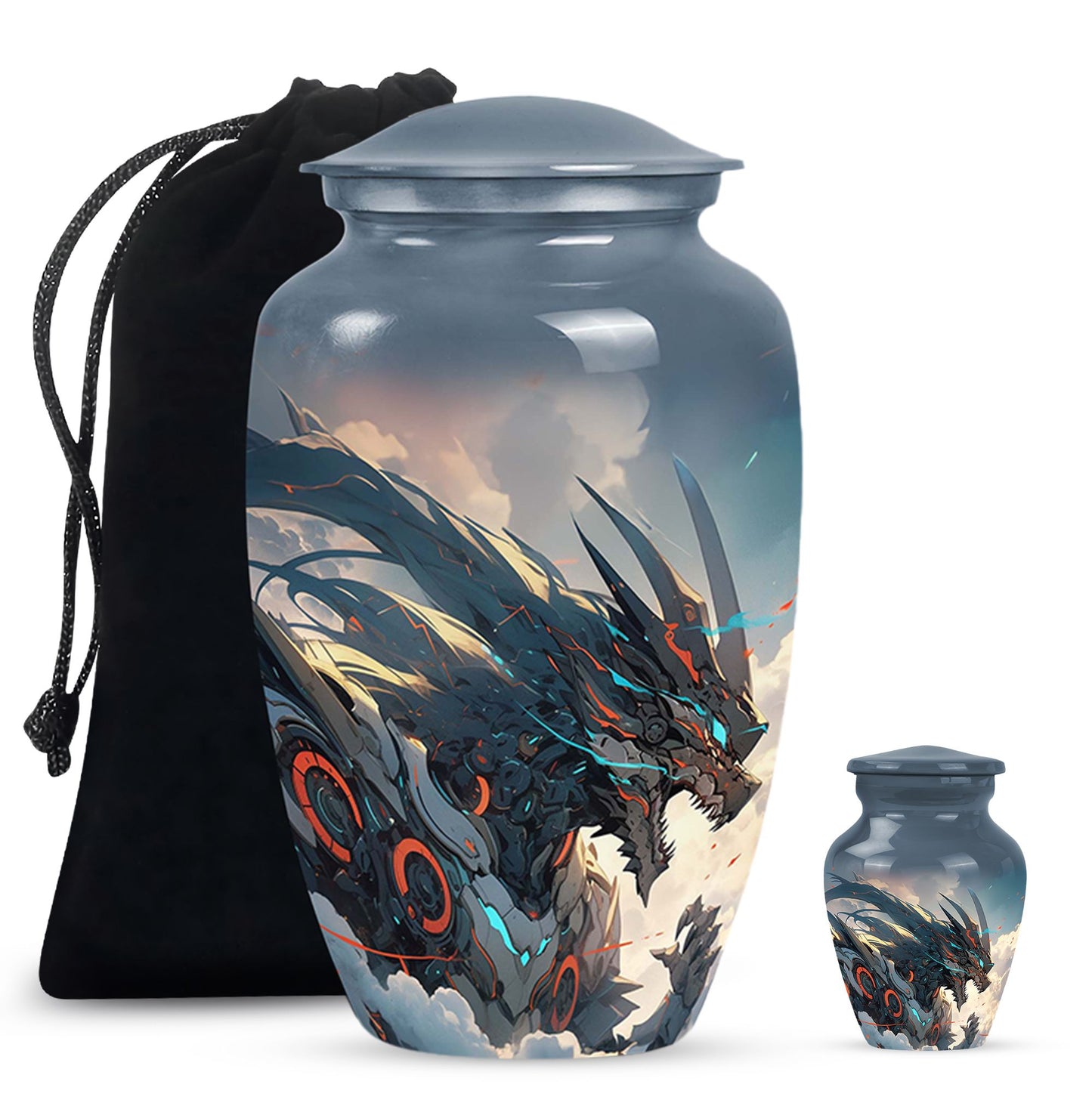  Dragon Urn Large Urn With 2 Keepsake Urn