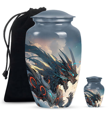 Large Urn With 1 Keepsake Urn