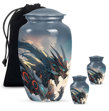 Large Urn With 2 Keepsake Urn