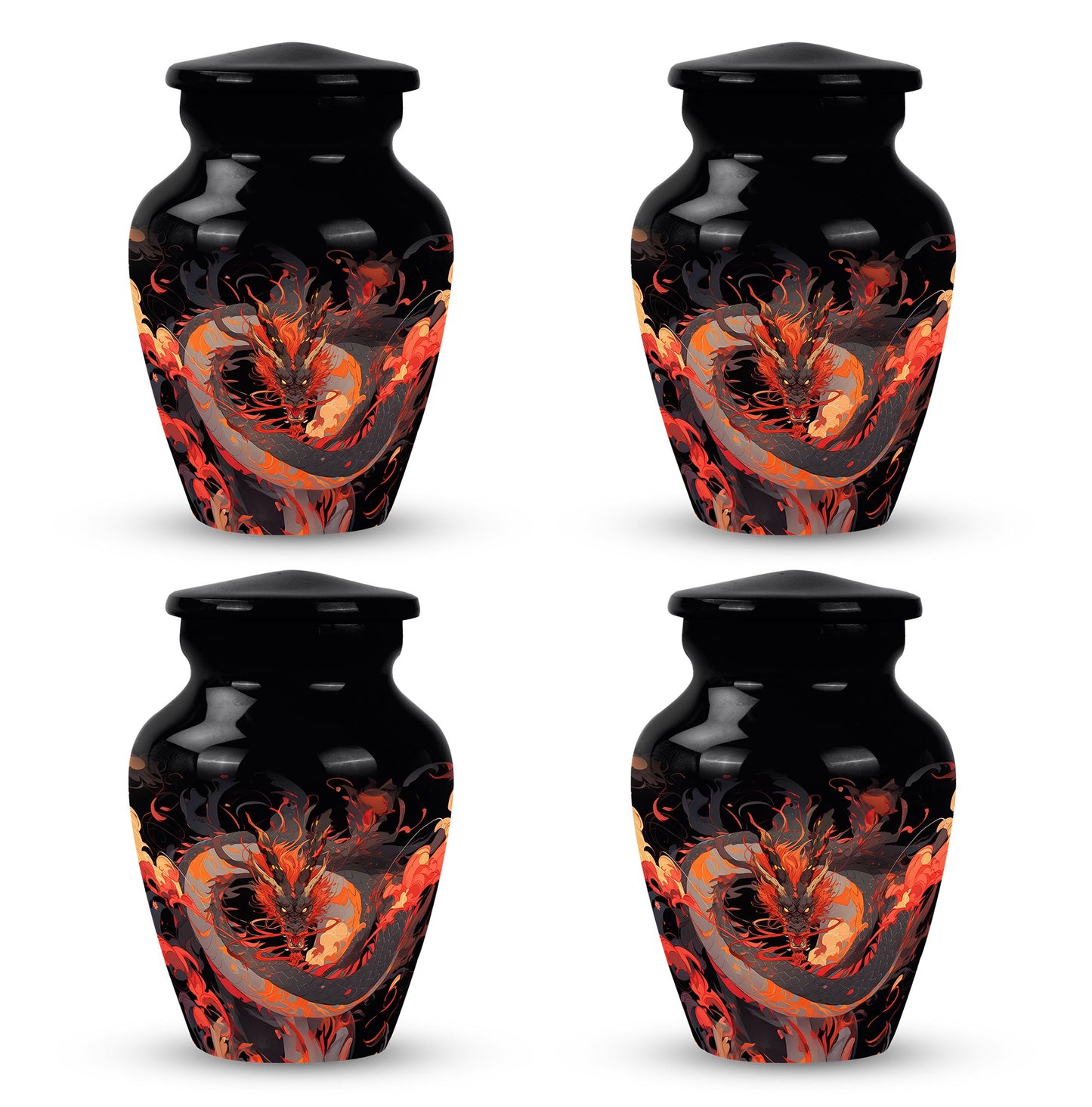  Dragon Urn Large Urn With 1 Keepsake Urn