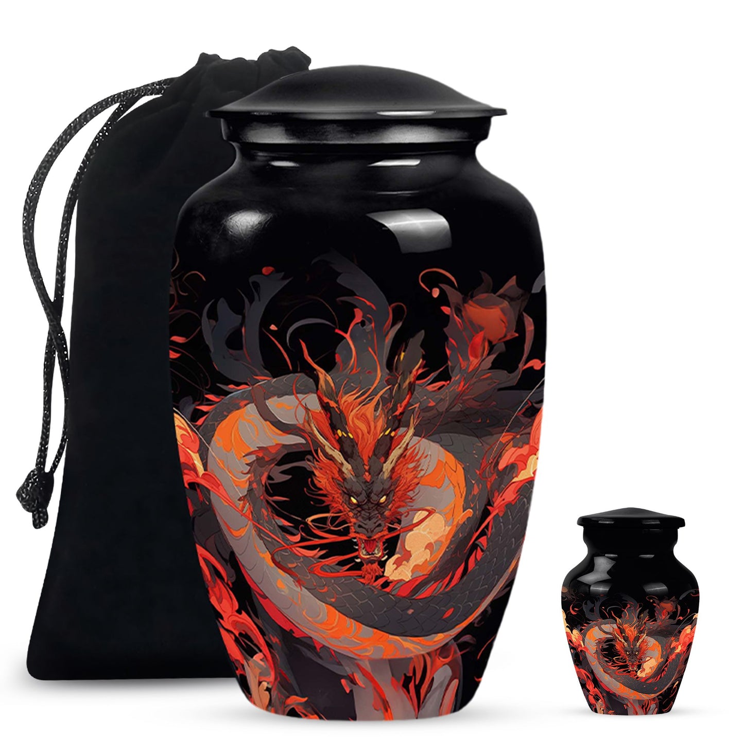  Dragon Urn Large Urn With 2 Keepsake Urn